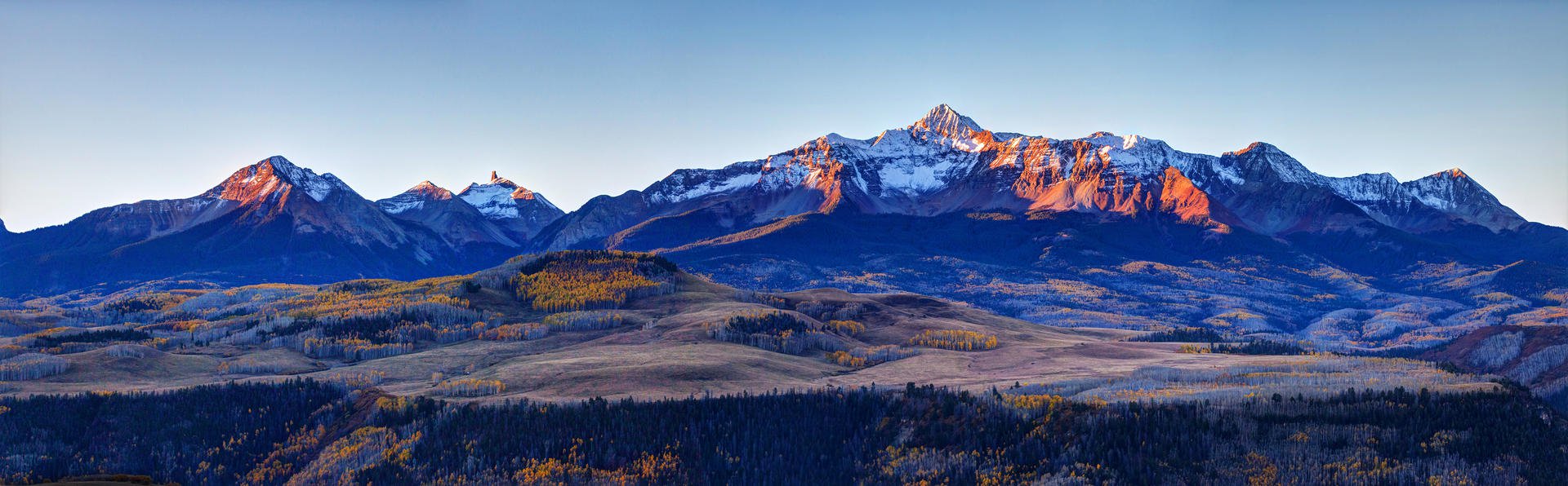 A Panorama of the Colorado Rockies